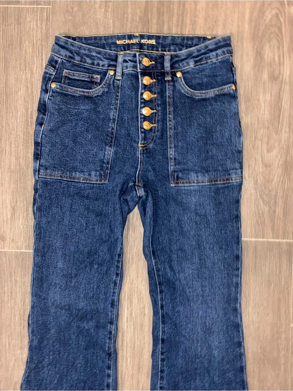 Michael Kors Selma High-Rise Flare Jeans
